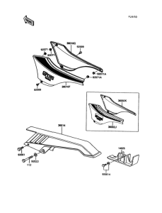 EX305 Side cover / chain case(1 / 2)