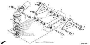  Rear shock absorber (2)