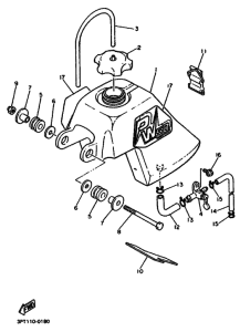 PW50 PW50A Tank fuel