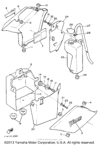 XZ550RJ Боковые обтекатели