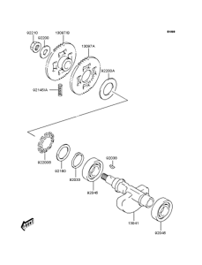 SC250 Валансирный вал