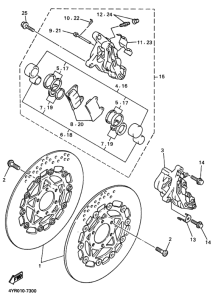 FZ400 ﾌﾛﾝﾄﾌﾞﾚｰｷｷﾔﾘﾊﾟ