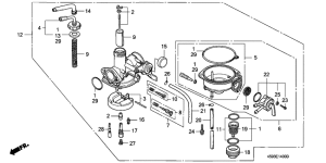 CT110 Carburetor assy