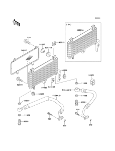 ZX500 Масляный картер