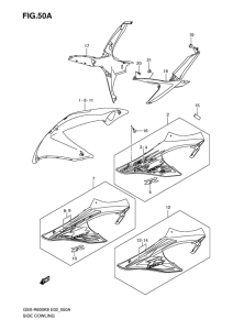 GSX-R600 Side cowling