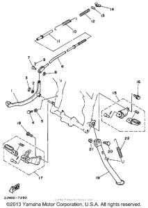 BW350U Подножки