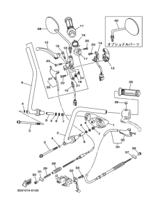 EB06 Рулевой рычаг и кабель