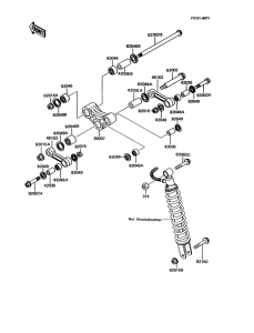 KMX125 Подвеска