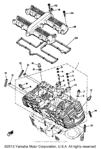 XS1100SG Головка цилиндров