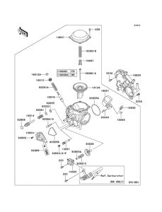 VN750 Детали карбюратора