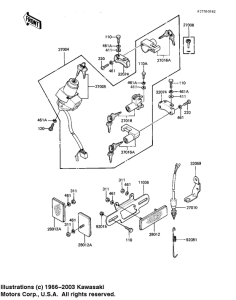 KZ1100 Замок зажикания