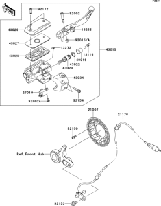 VN1700 Главный тормозной цилиндр