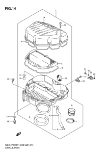 GSX-R1000 Воздухоочиститель