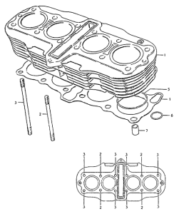 GS550 Цилиндр
