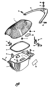 YM50 Сиденье и держатель