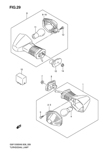 GSF1200S Поворотники