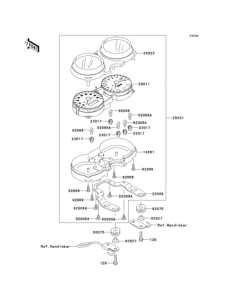 EJ400 Спидометр