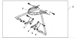 GL1800 (ABS) Fr.fender guard p