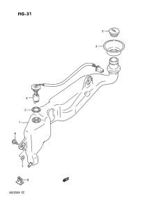 RG125 Бак масляный