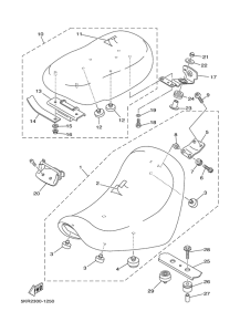 XVS250 Сиденье