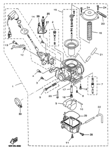 YP125R Карбюратор