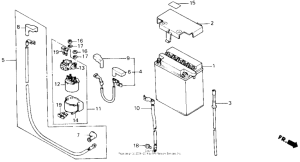 VFR700F Аккумулятор