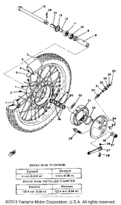DT175E Переднее колесо