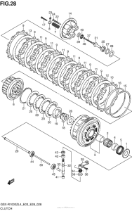 GSX-R1000Z Сцепление