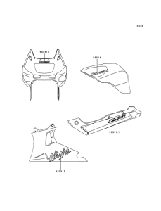 ZX600 Наклейки
