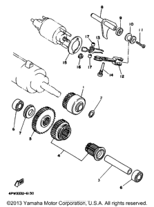 XV1100SHC Муфта стартера