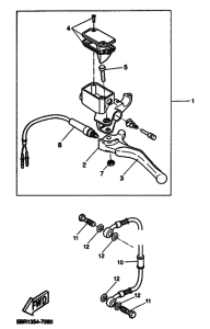 YQ50 Задний тормозной цилиндр