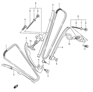 VL125 Держатель направляющей