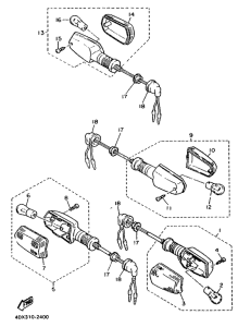 FZR400RR Поворотники