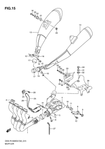 GSX-R1000 Muffler comp