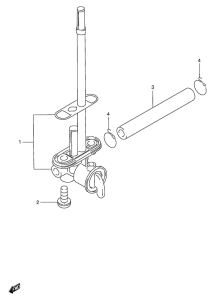 RMX250 Топливный кран