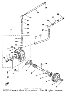 DT175F Масляный насос