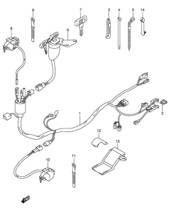 DR-Z400 Жгут проводов