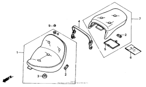 VT700C Сиденье