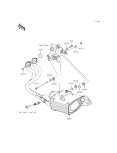 EX400 Глушитель