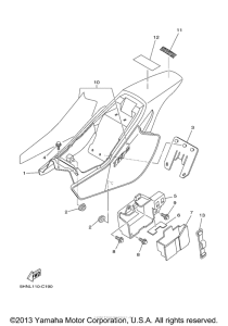 TTR90ET Боковые обтекатели