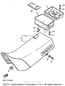 TT600N Сиденье