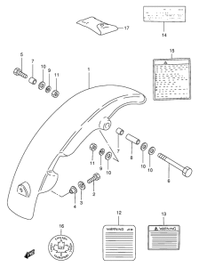 JR50 Заднее крыло
