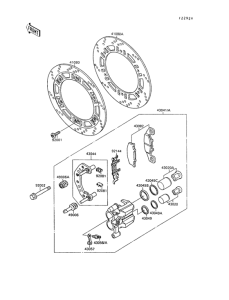 ZX500 Front brake(zx500b-000055-)