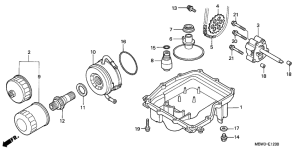  Картер масляный / масляная помпа