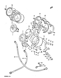 GS450 Спидометр-тахометр