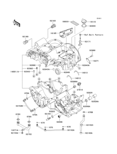 EJ650 Картер двигателя