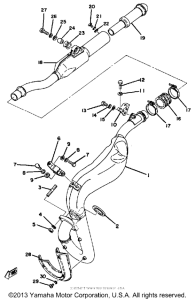 DT400E Выхлопная система