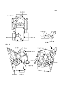 VN250 Болты крепления картера