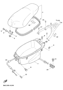 XC125FD Seat. carrier
