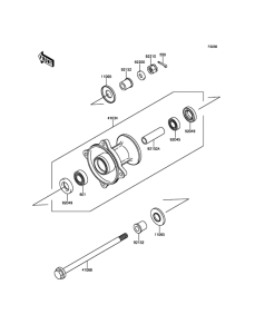 KX65 Переднее колесо